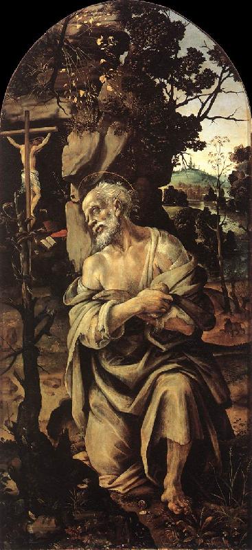 LIPPI, Filippino St Jerome gs Sweden oil painting art